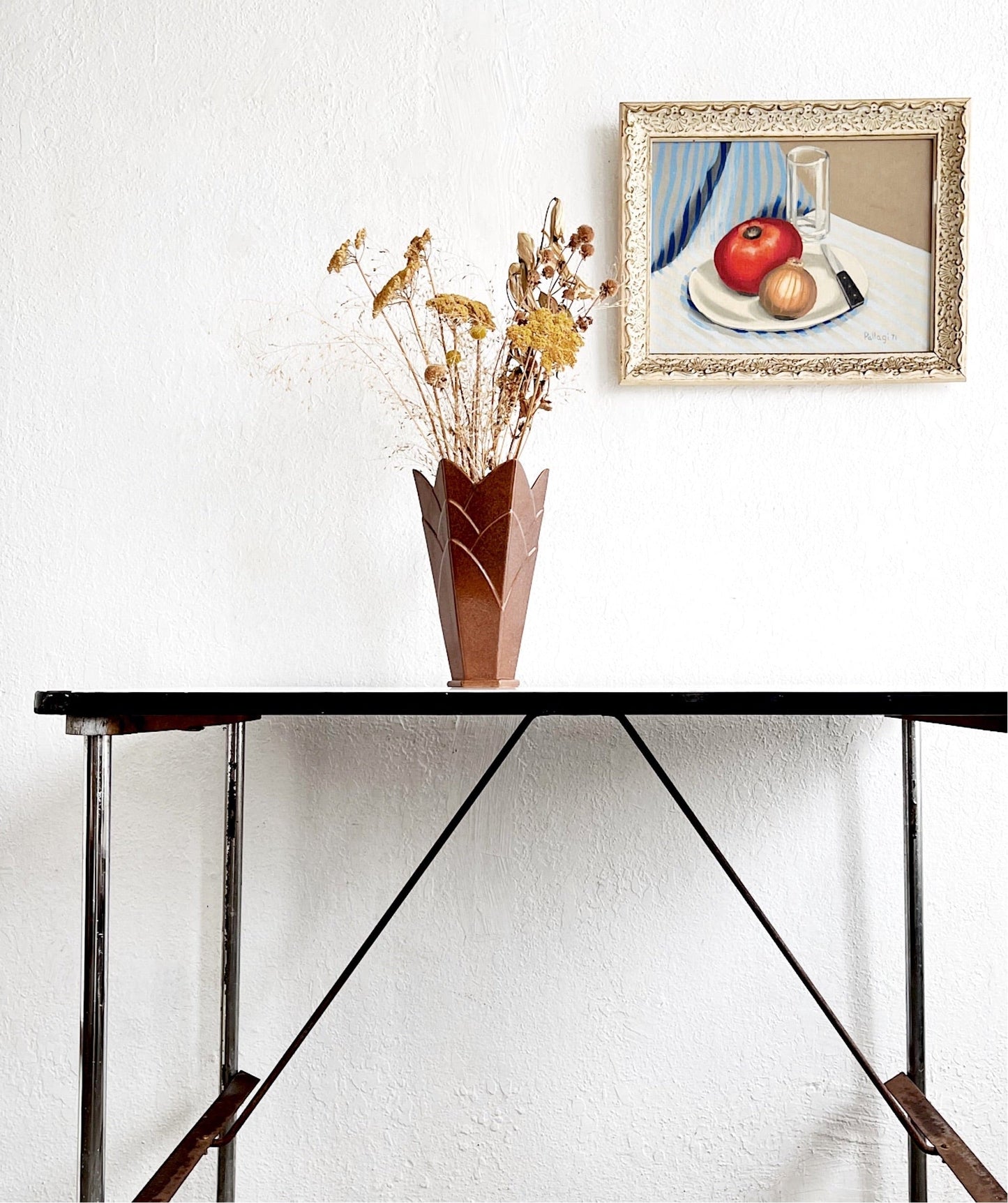 Vintage Enamel Table