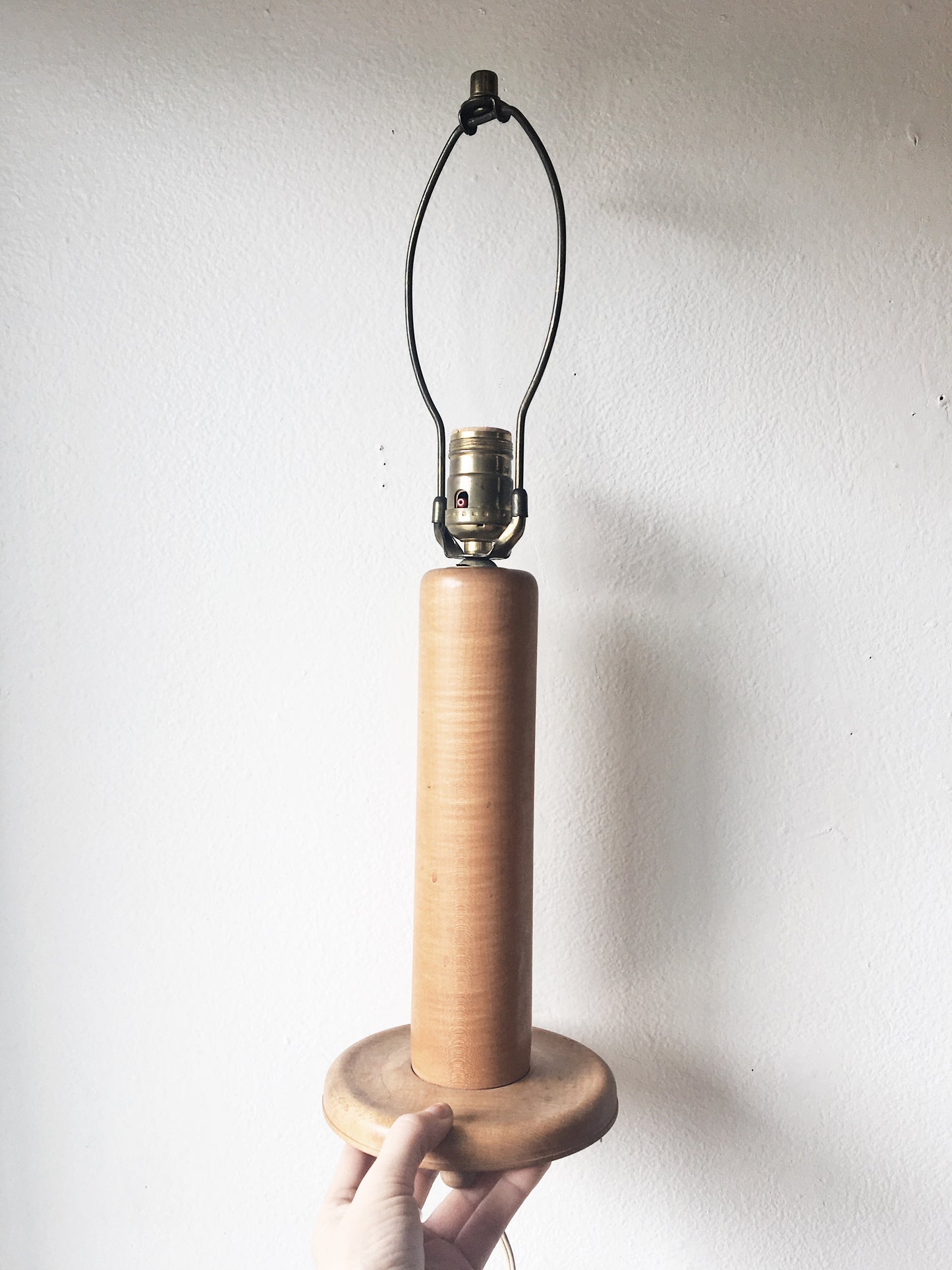 Simple Vintage Wood Lamp