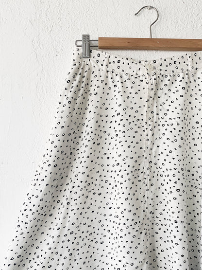 Vintage Rayon Skirt with Pockets