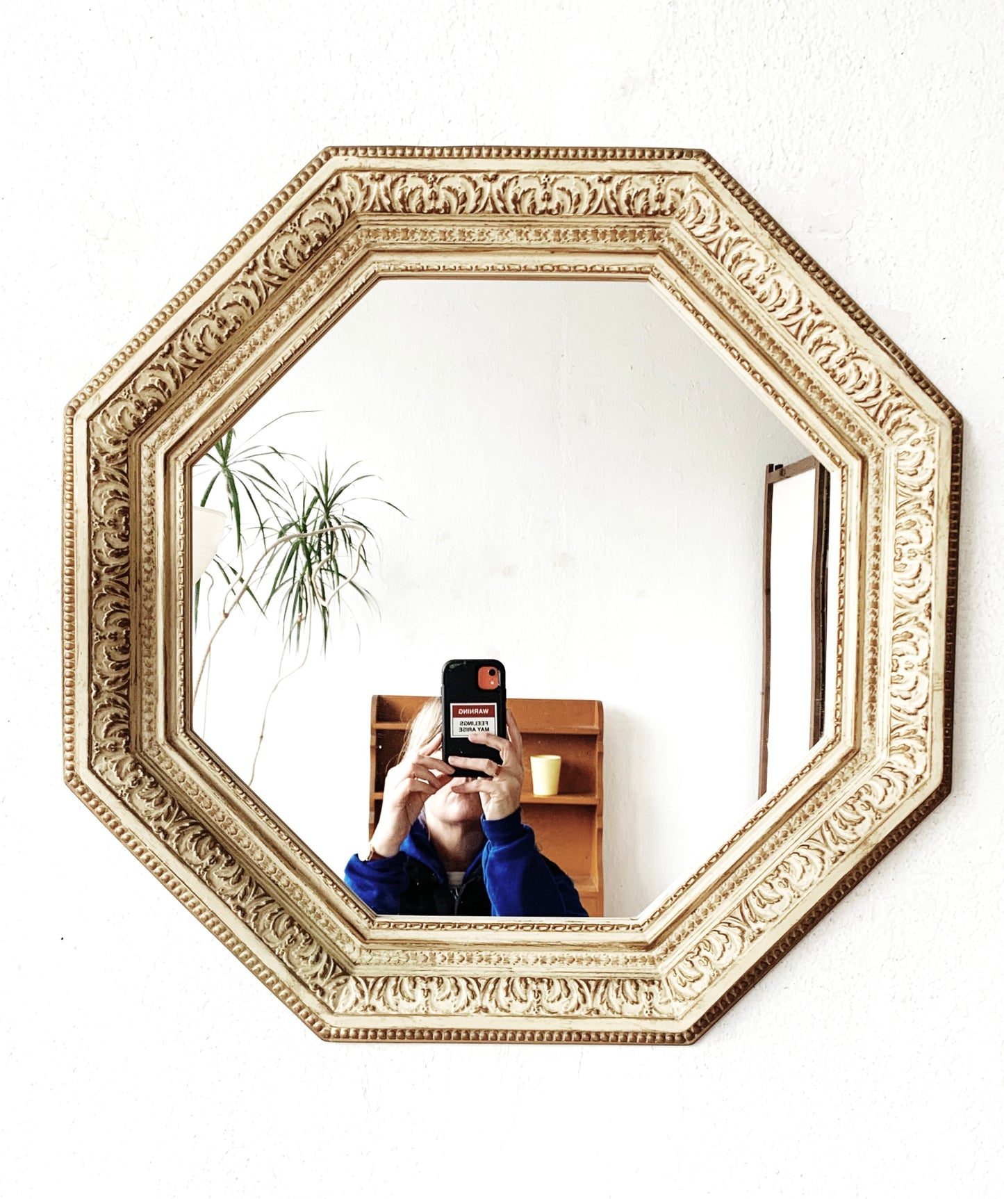Vintage Octagonal Mirror