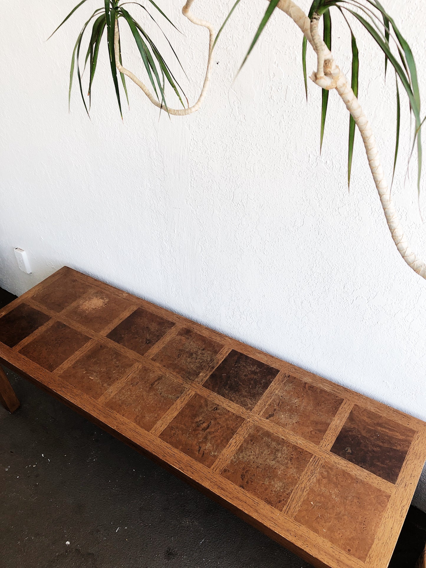Vintage Parsons Leg Low Bench