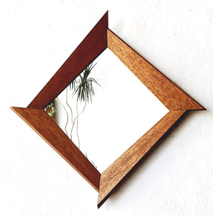 Handmade Wood Framed Mirror