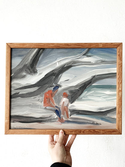 Original Framed Vintage Painting