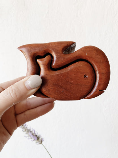 Vintage Handcrafted Redwood Box