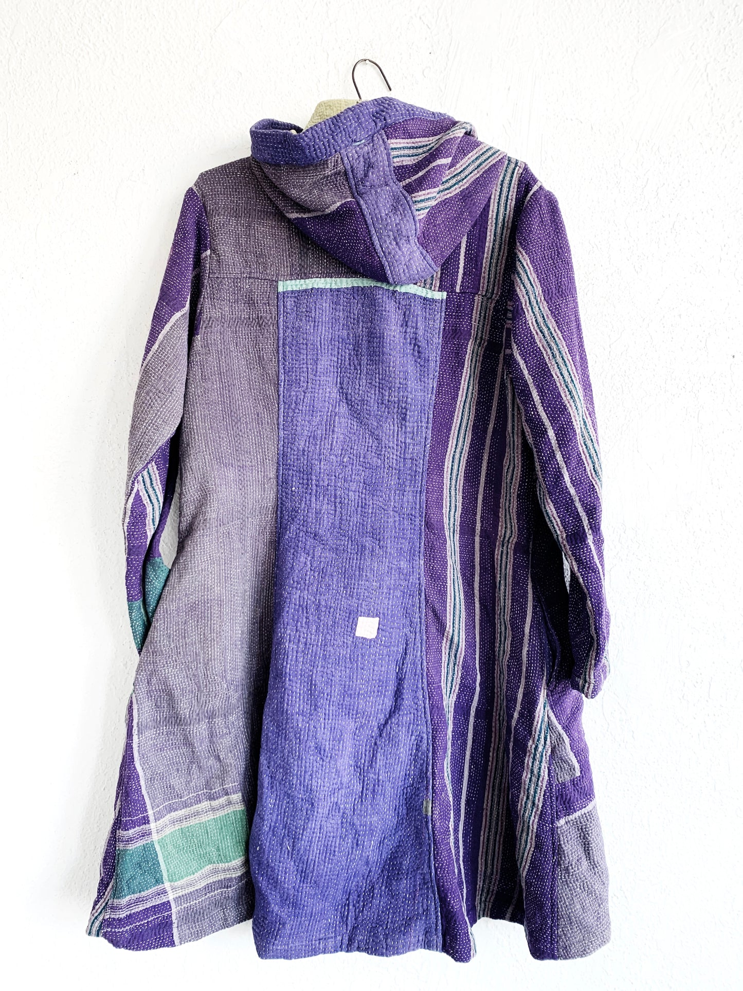 Maiwa Kantha Quilt Hooded Coat