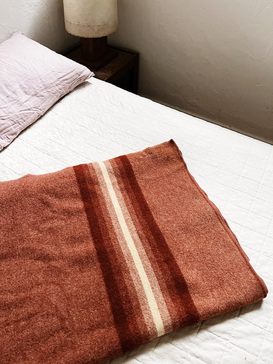 Vintage Wool Camp Blanket