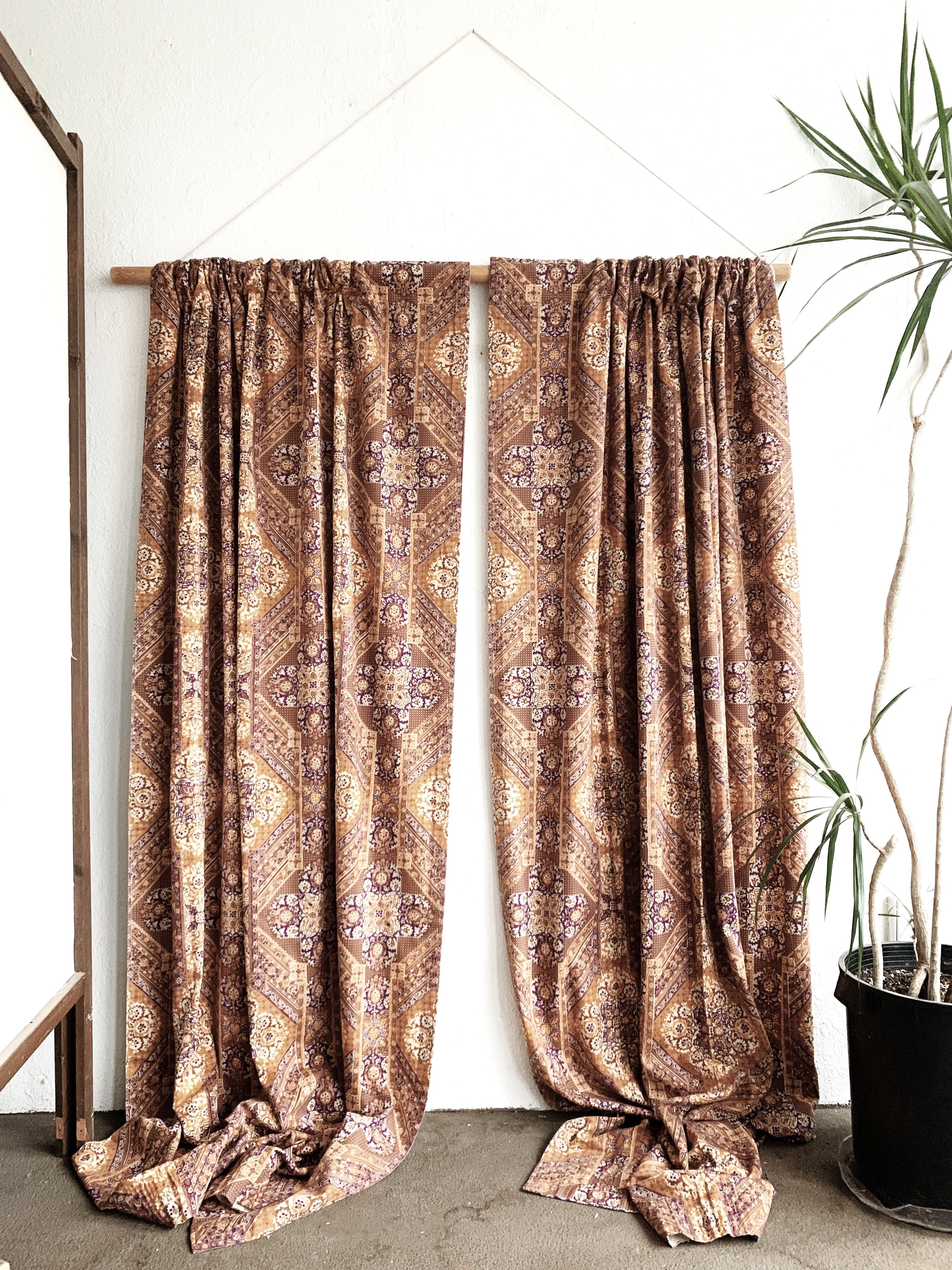 Handmade Vintage Drapes - Thumbnail 3