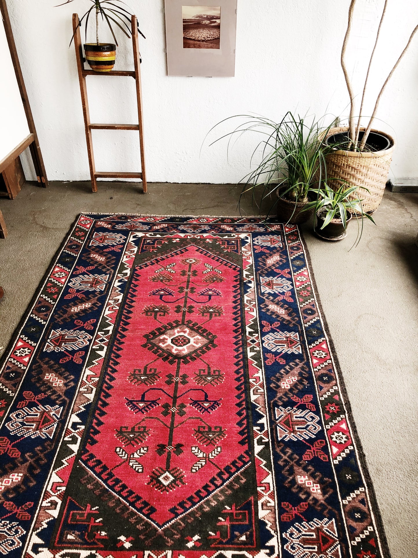 Vintage Turkish Prayer Rug