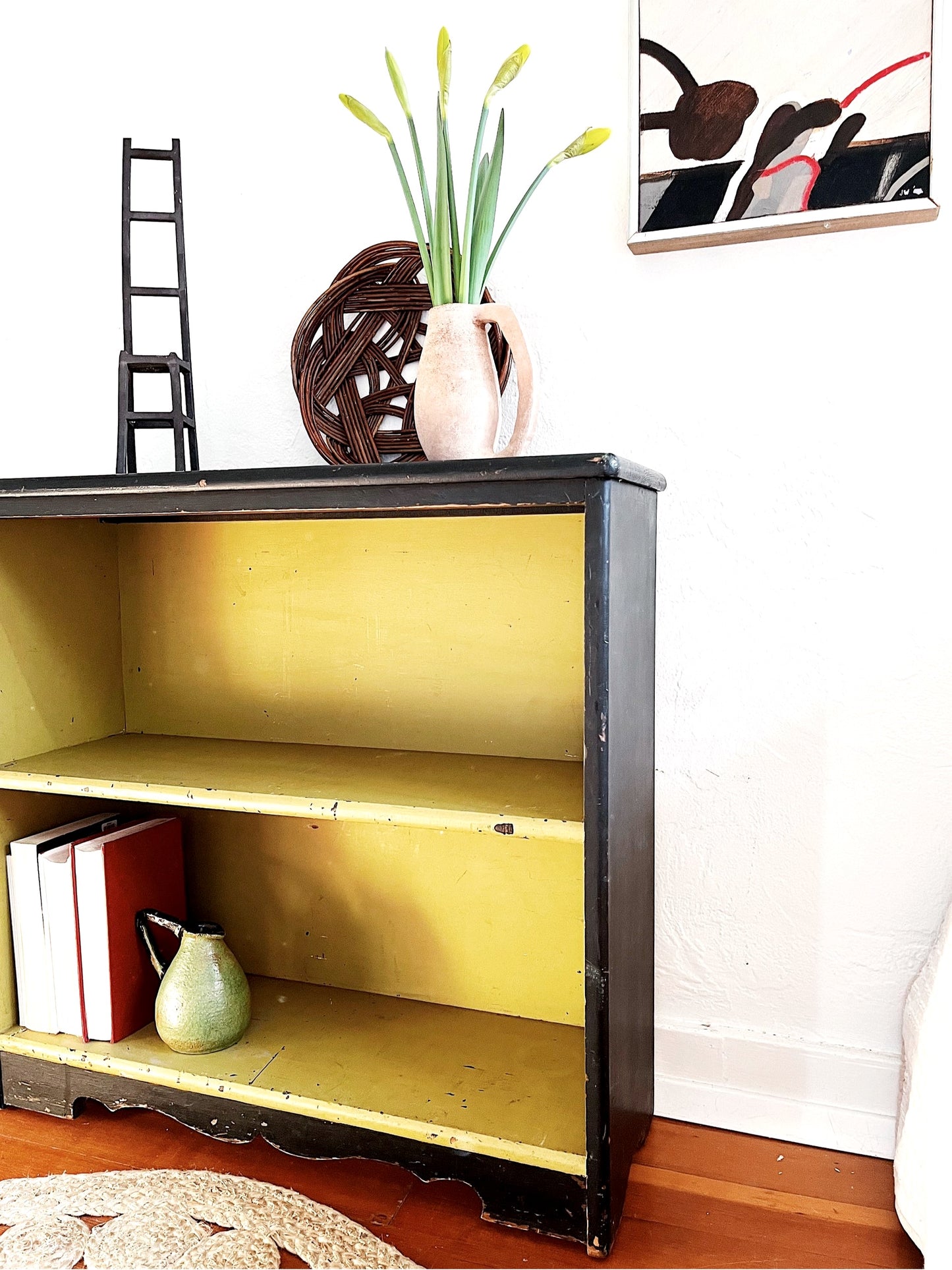 Vintage Painted Shelf