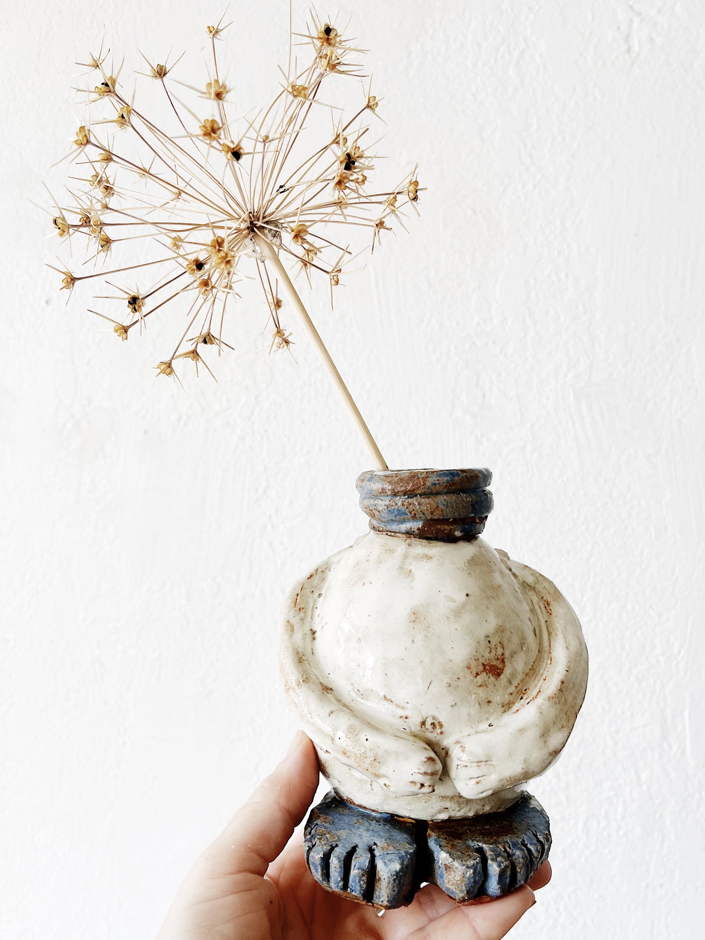 Handmade Ceramic Vase or Candle Stick