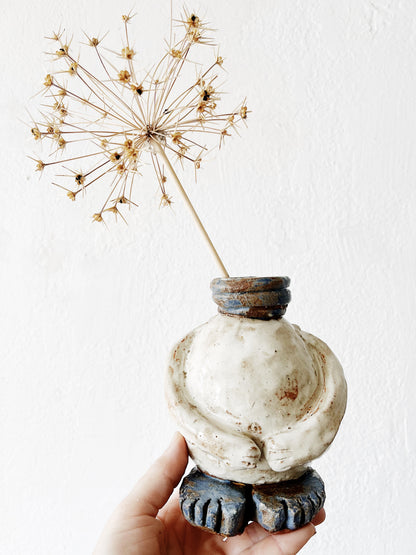 Handmade Ceramic Vase or Candle Stick