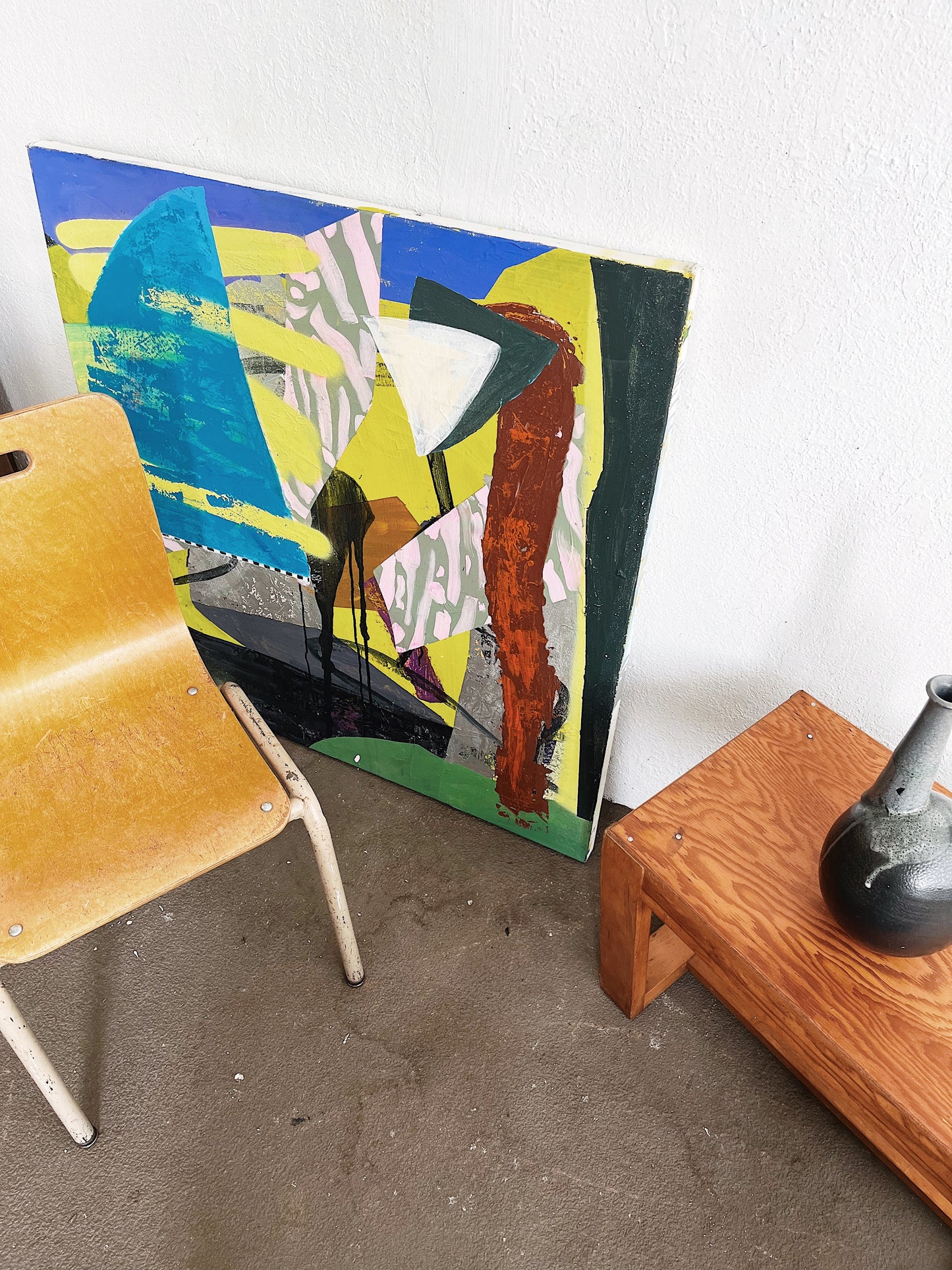 Original Abstract Mixed Media Painting