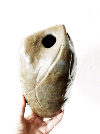 Handmade Brutalist Ikebana Vase