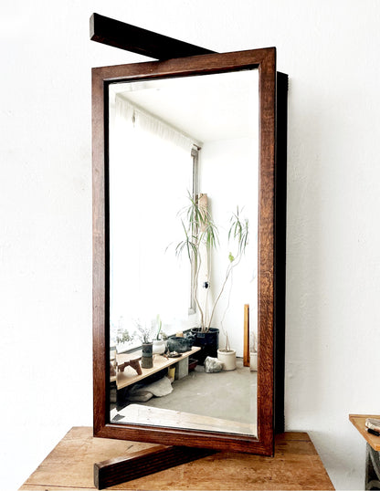Antique Beveled Dresser Mirror