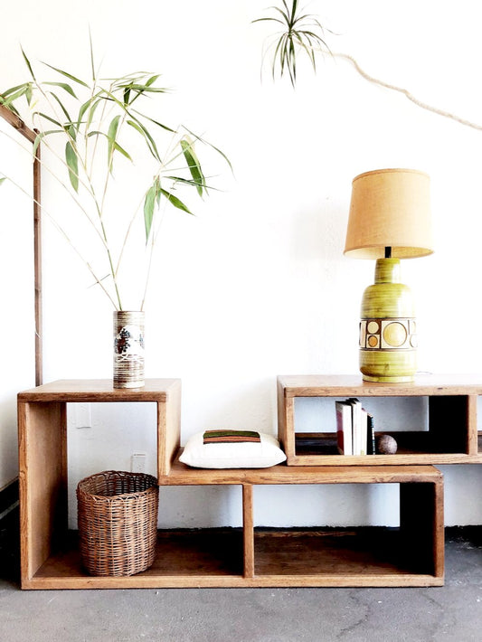 Vintage Oak Modular Shelf