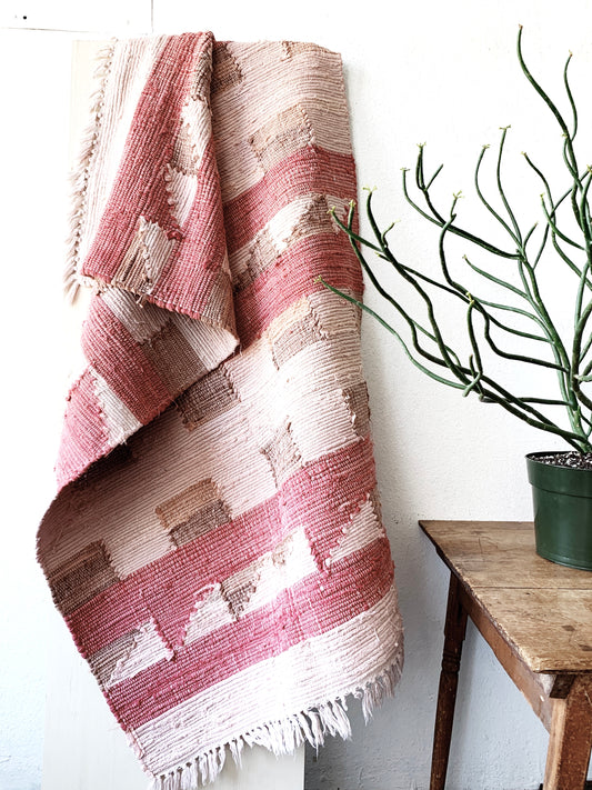 Vintage Cotton Rag Rug