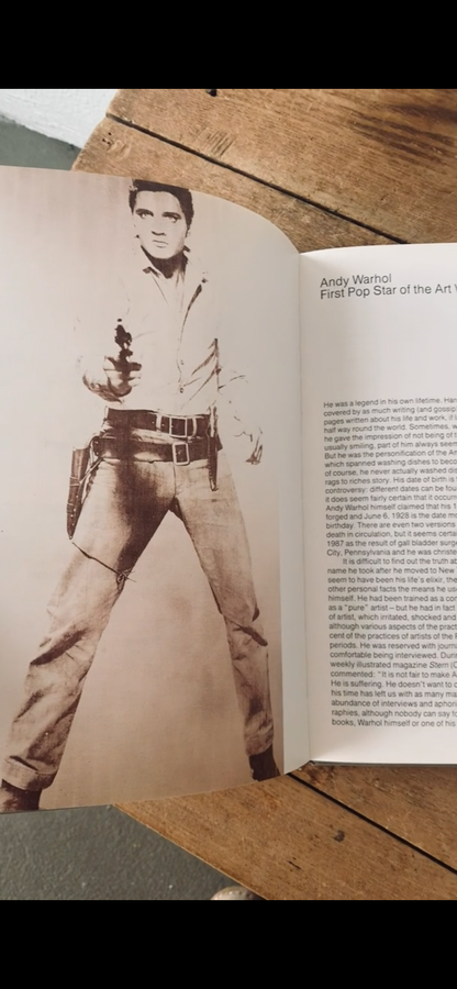 Andy Warhol Vintage Art Book