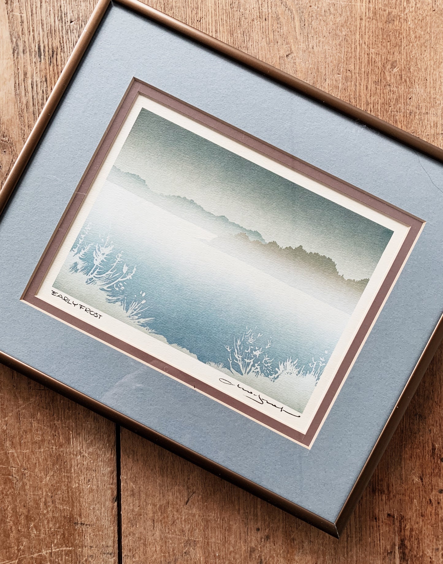 Early Frost Vintage Serigraph