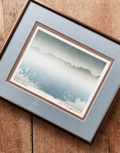 Early Frost Vintage Serigraph