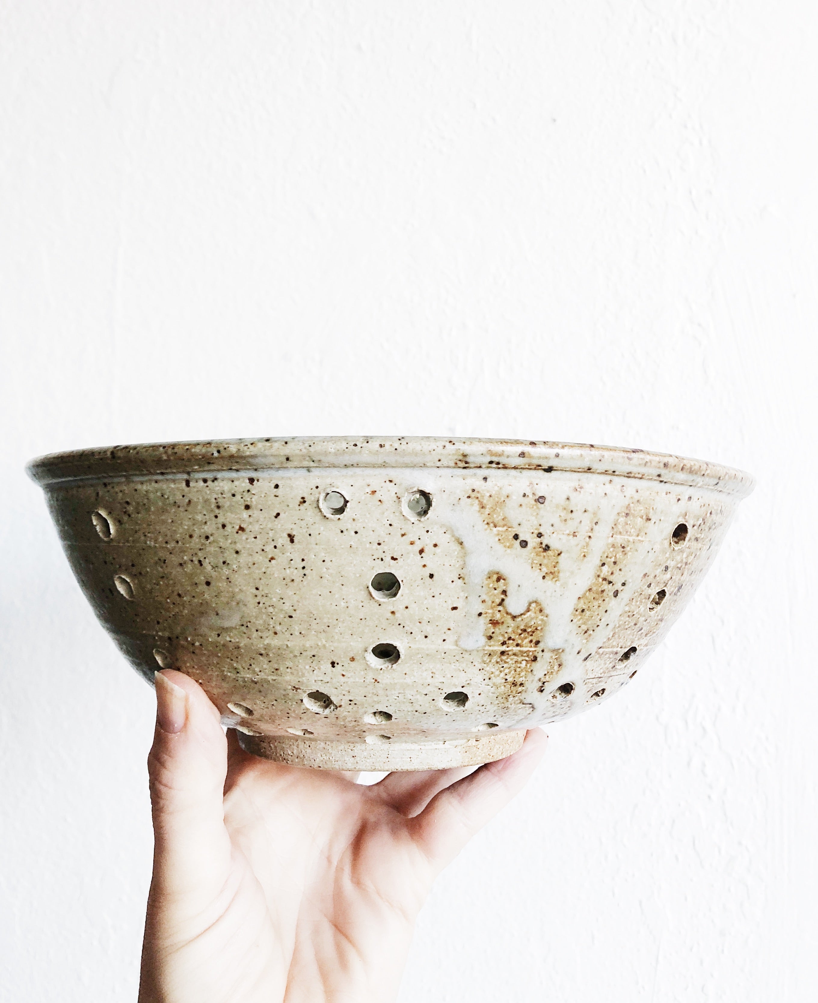 Vintage Ceramic Colander - Thumbnail 2
