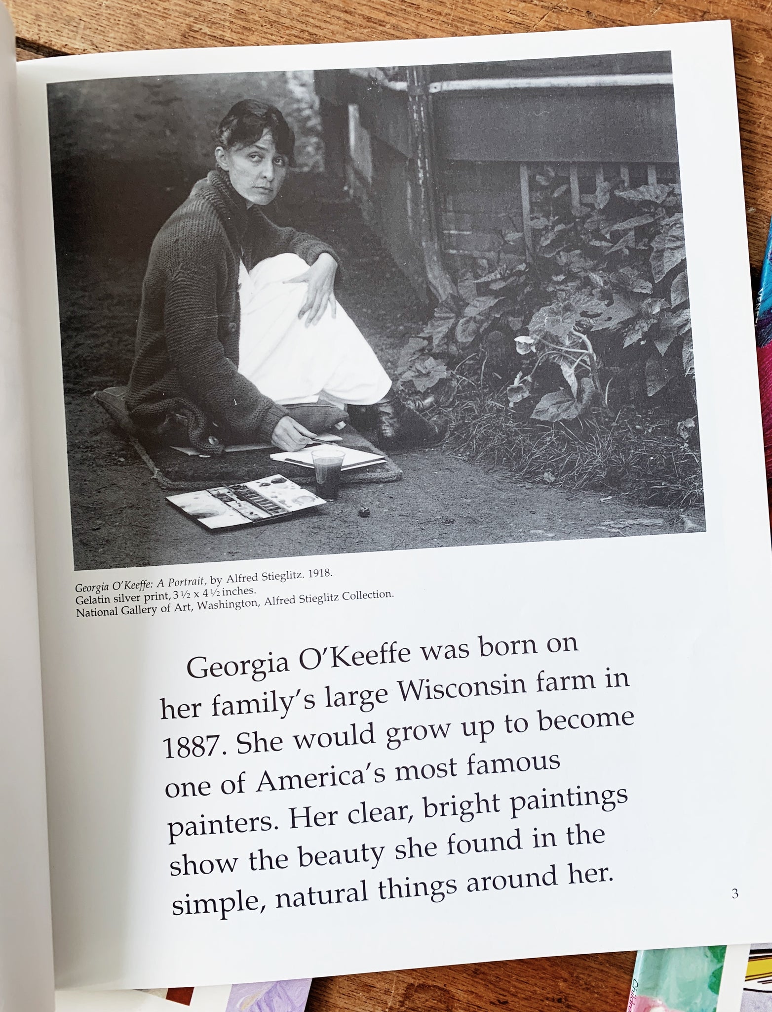 Vintage Georgia O’Keeffe Children’s Art Book