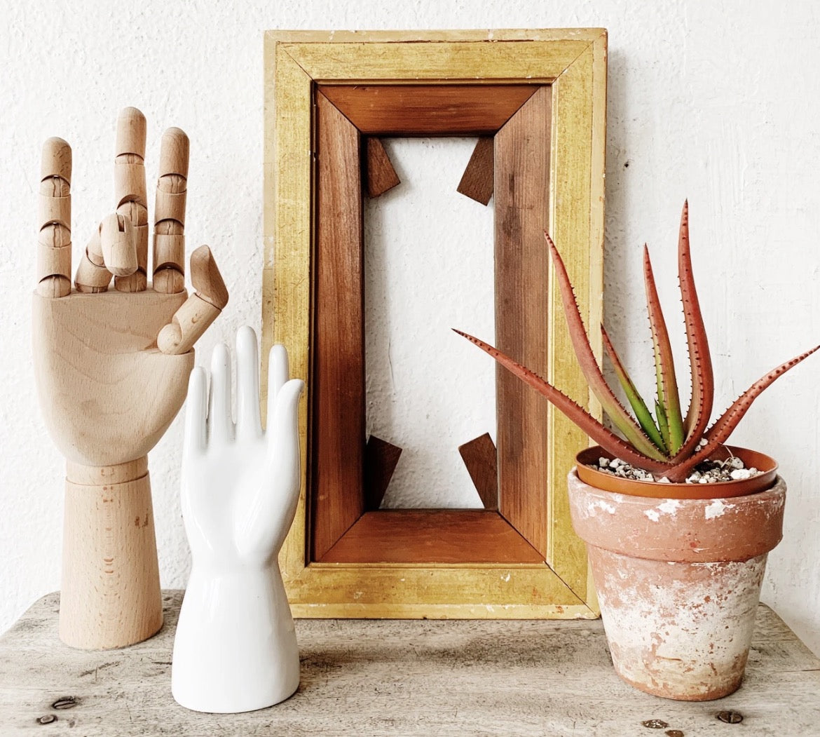 Vintage White Porcelain Hand