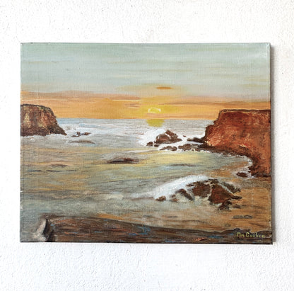 Vintage Seascape Painting