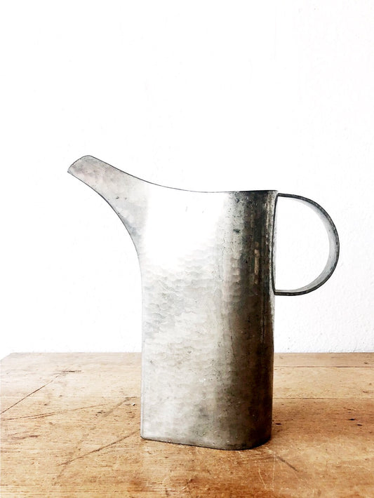Vintage Etain Fin de Val David Modernist Pitcher