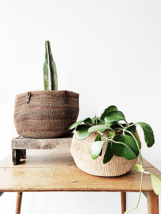 Chunky Woven Jute Basket