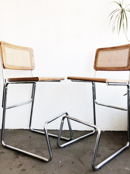 Vintage Cantilevered Bar Stool