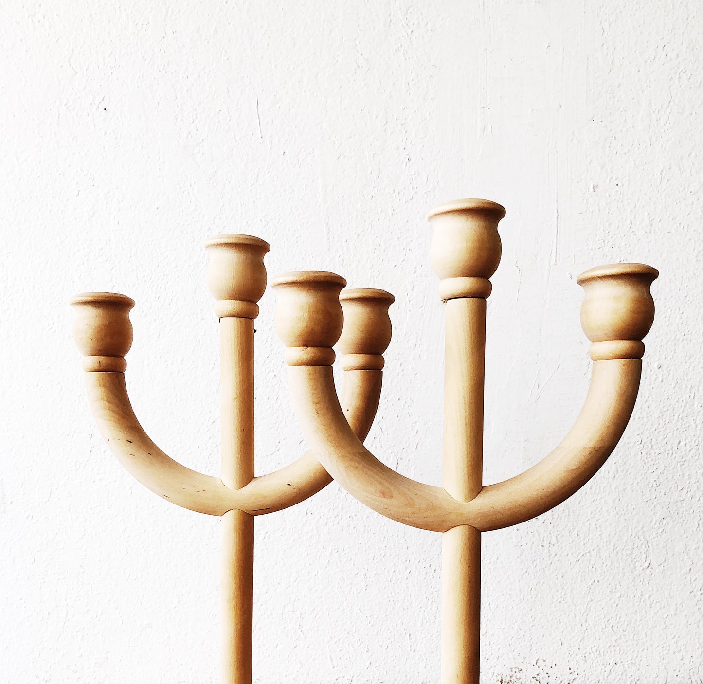 Handmade Wood Candelabra