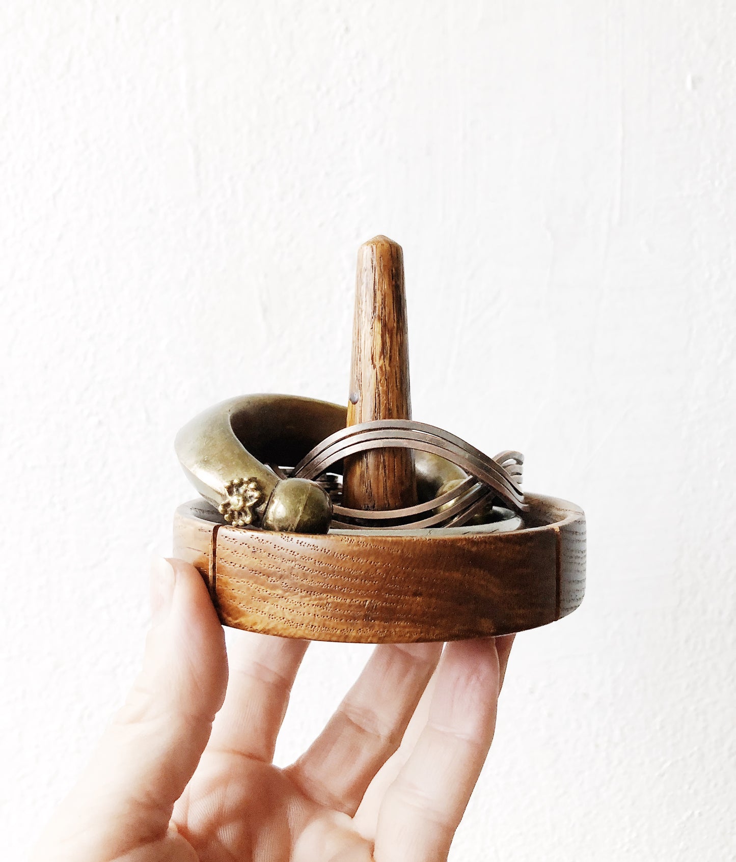Vintage Hand Turned Ring Dish