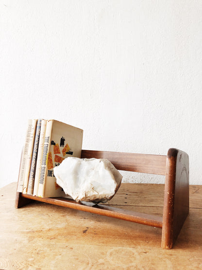 Vintage Wood Book Rack
