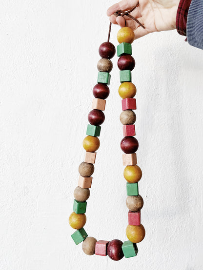 Chunky Wooden Beads
