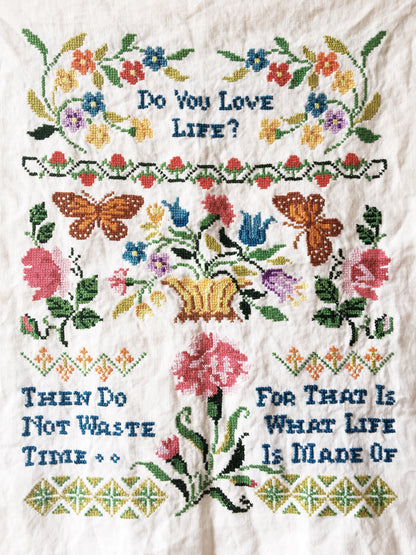 Vintage Embroidery Sampler