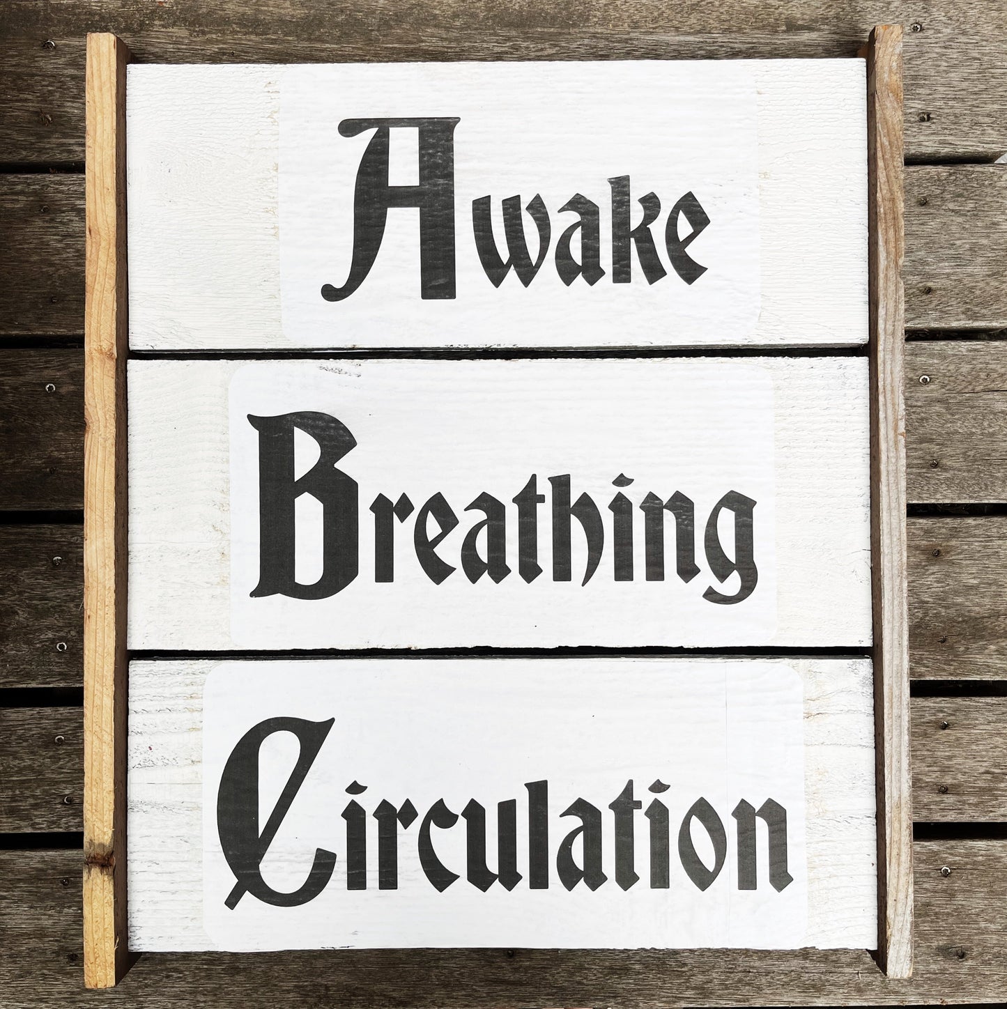 Vintage Wellness Sign