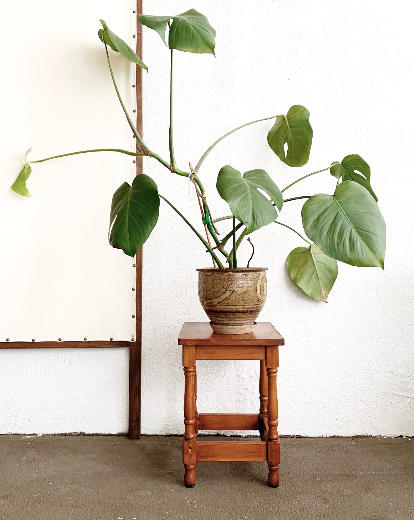 Vintage Wood Plant Stand