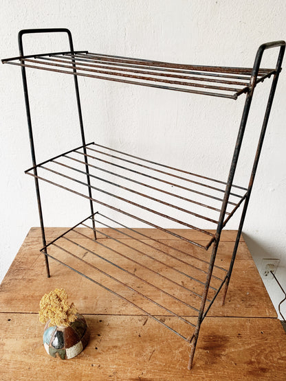 Mid Century Metal Shelf