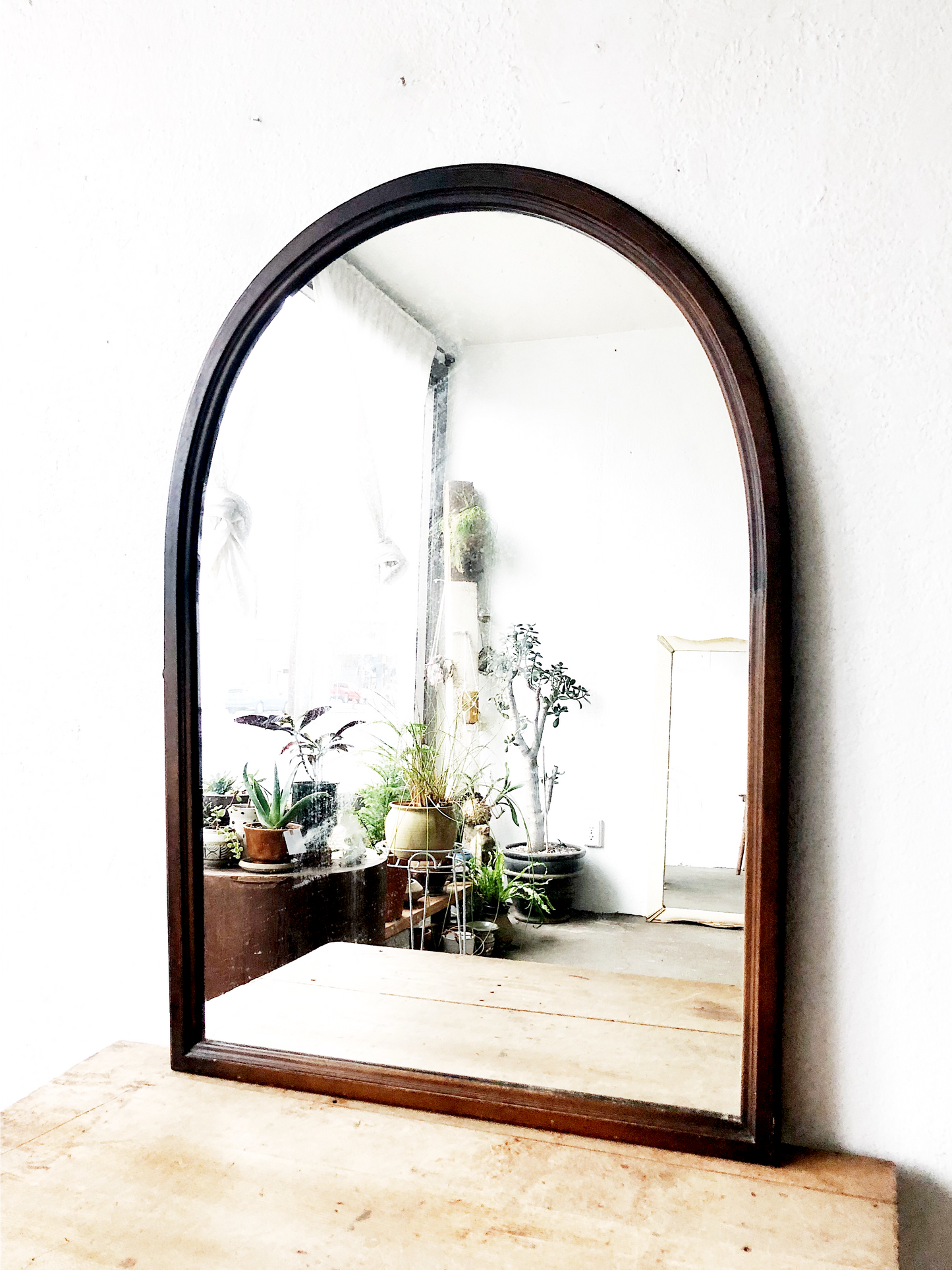 Antique Arched Mirror