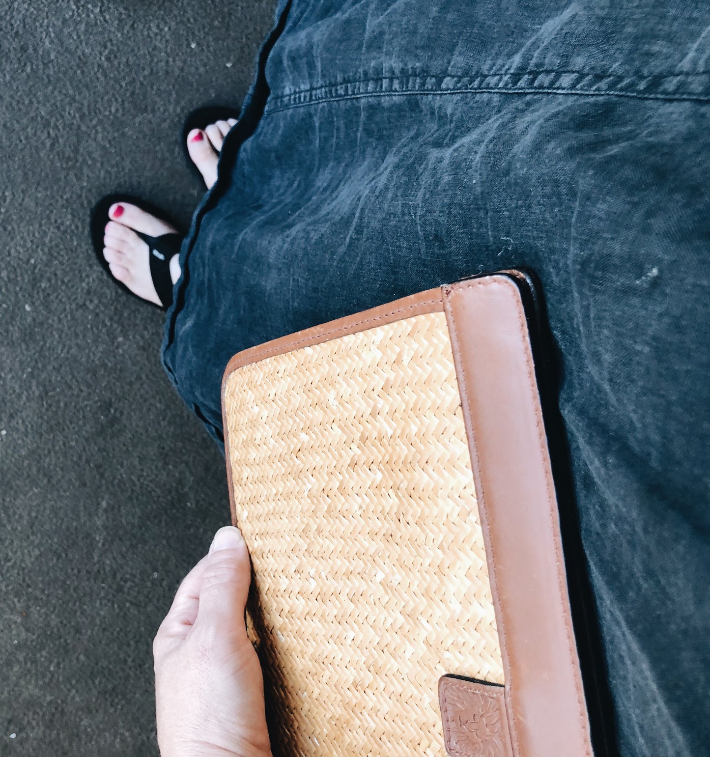 Vintage Anne Klein Woven Clutch