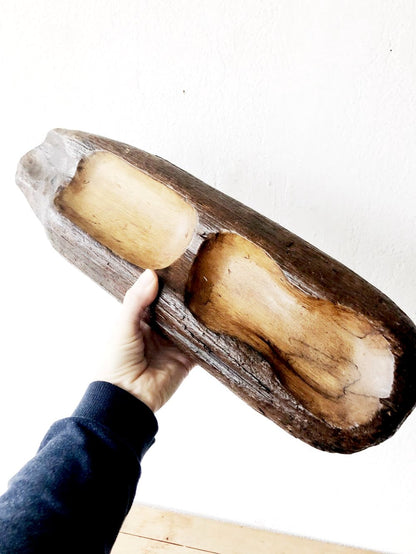 Ceremonial Wood Footed Dish