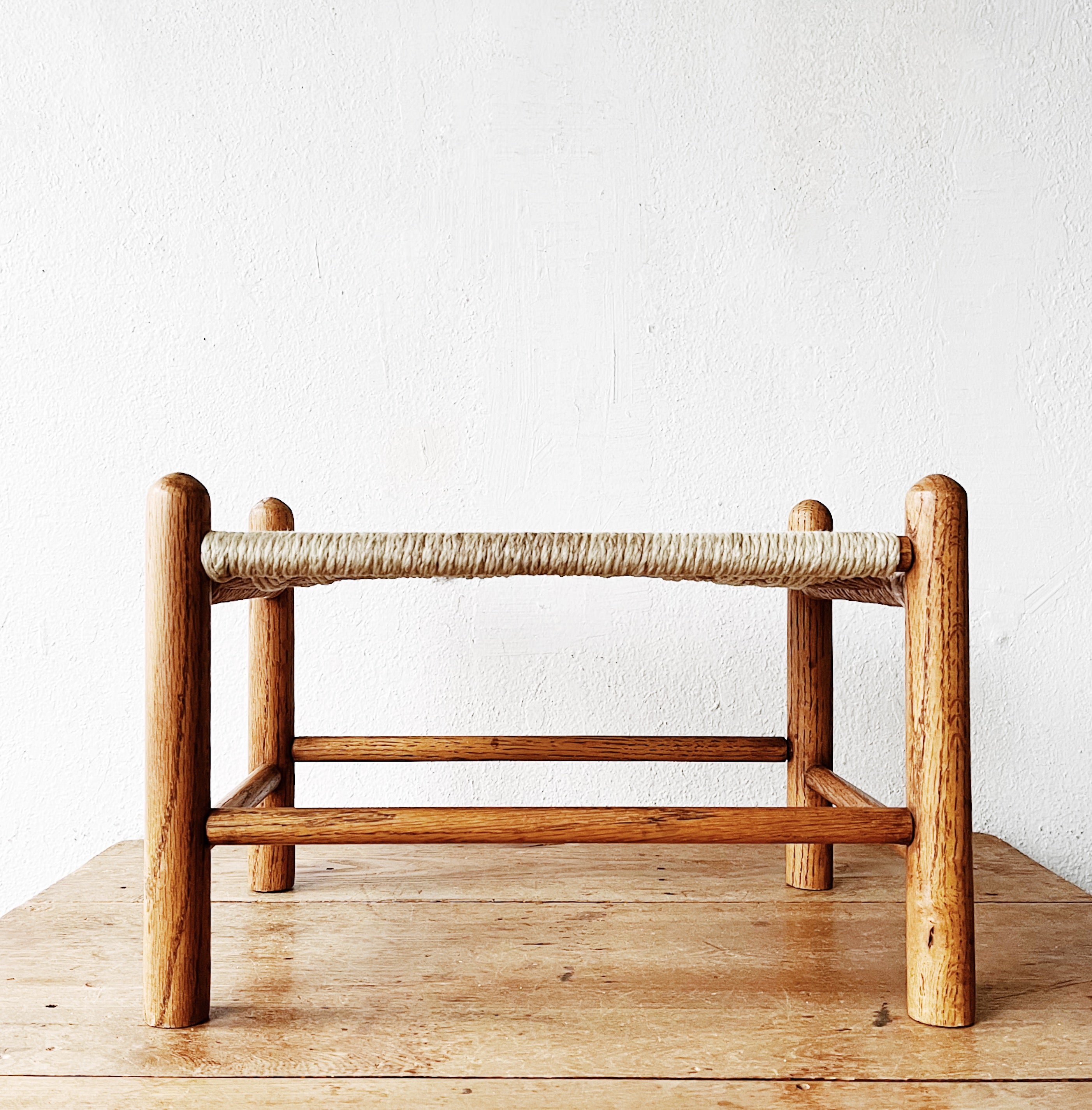 Vintage Woven Stool