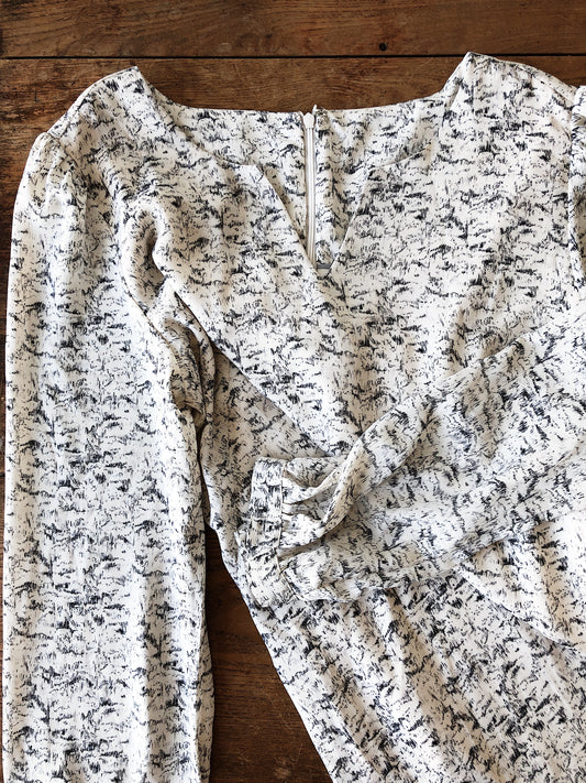 Marbled Shift Dress