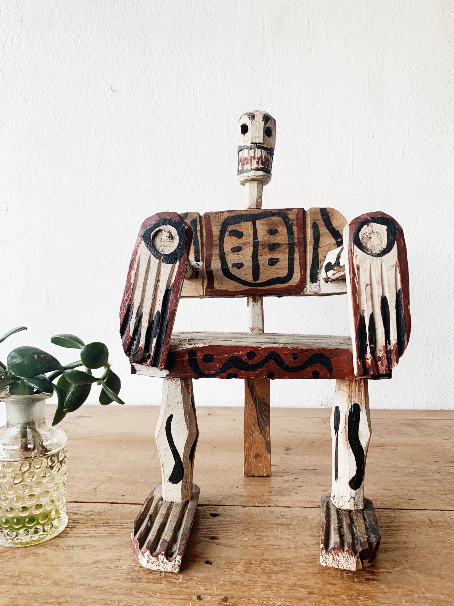 Vintage Day of The Day Folk Art