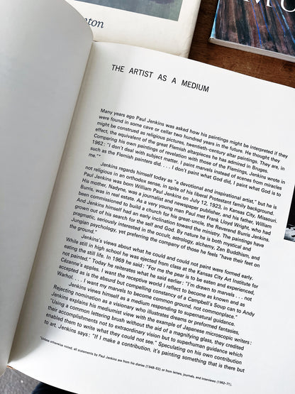Vintage Paul Jenkins Art Book