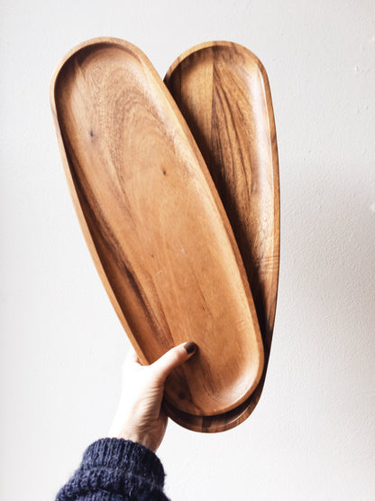 Oblong Wood Platters