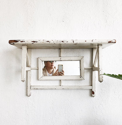 Mirrored Folk Shelf