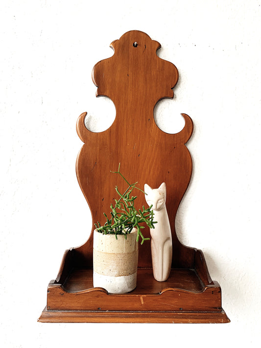 Vintage Wood Wall Shelf