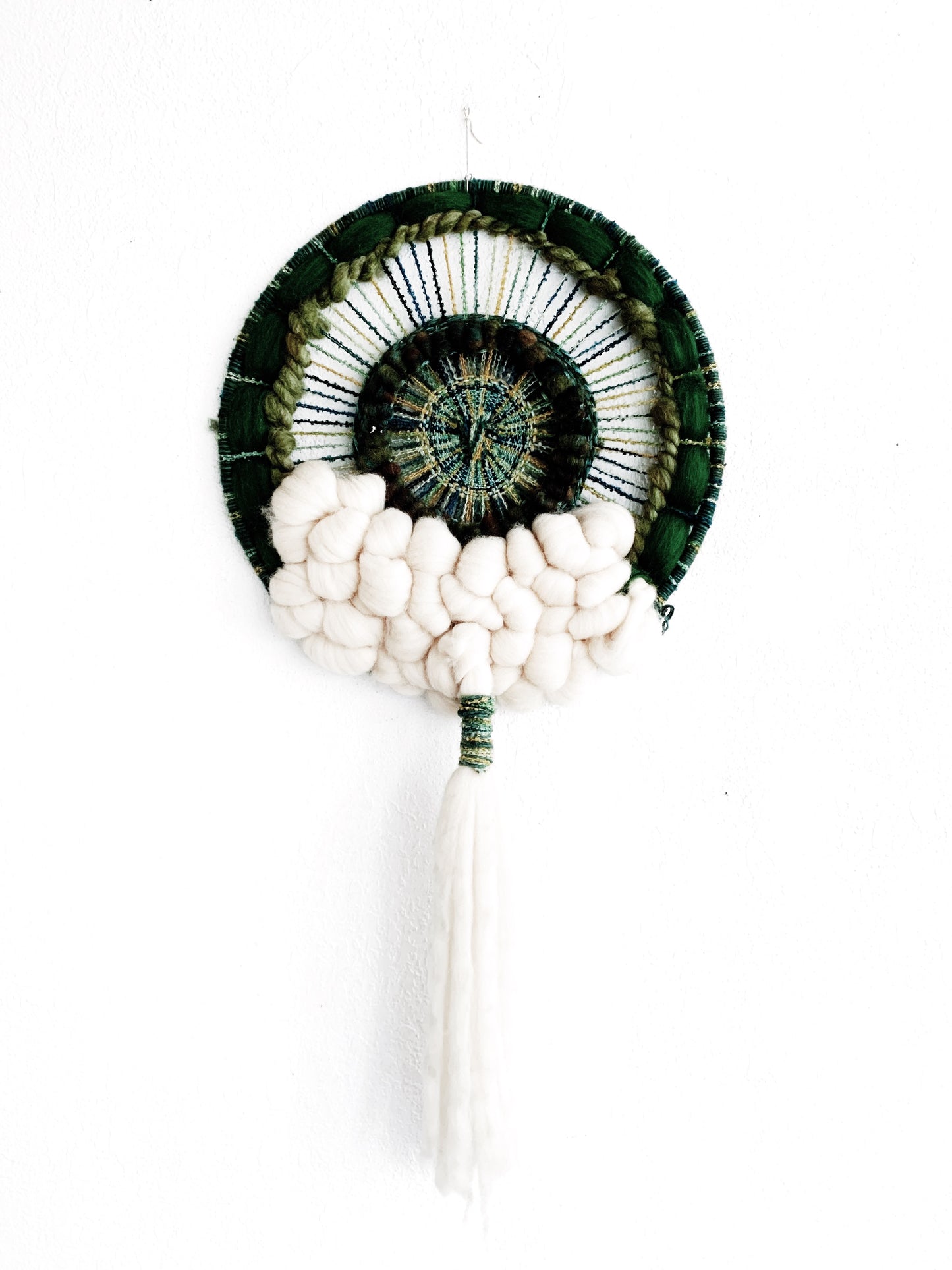Large Handmade Wool Dream Catcher
