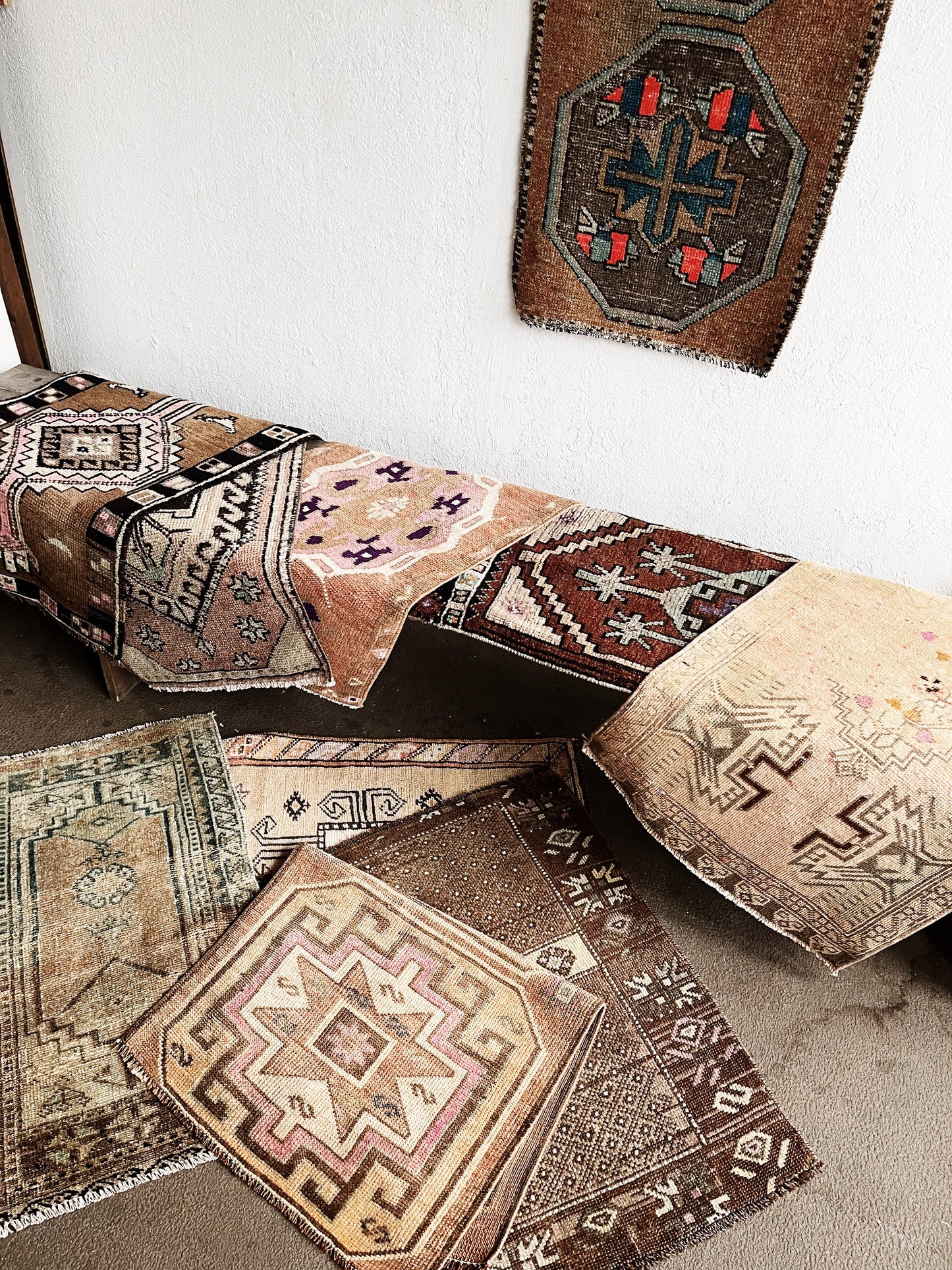 Vintage Turkish Mini Rug